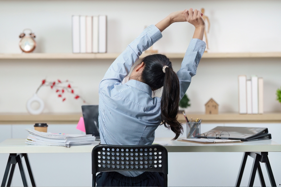 Stress recovery massage for relaxation